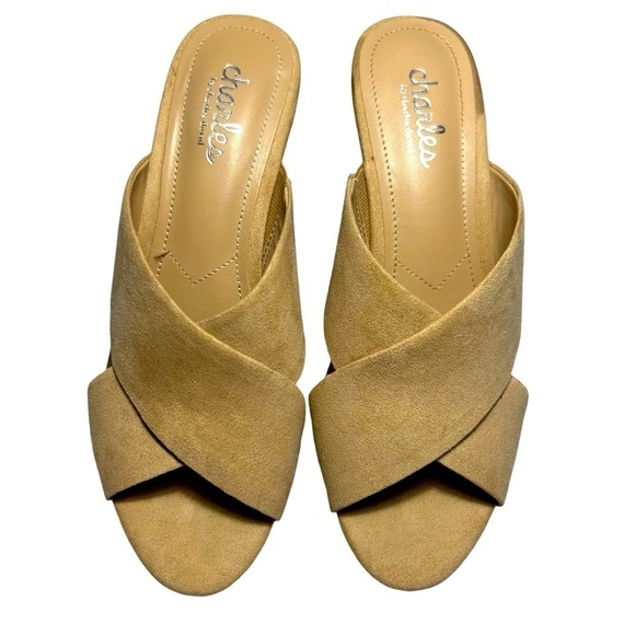 Charles By Charles David DUO WEDGE Sandals Sz 6.5 - Picture 4 of 11